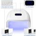 Rechargeable 60W UV LED Nail Lamp - Professional Gel Nail Light with Auto Sensor 4 Timer Settings & LCD Display | Perfect for Nail Art - Buy Online on GoSupps.com
