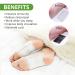 Detox Foot Pads 30PCS - Pure Natural Bamboo Vinegar & Ginger Powder Adhesive Pads for Pain Relief, Stress Relief, Improved Sleep - Detox Foot Patch 30 Pcs - Buy Online on GoSupps.com