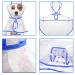 Buy Blue Dog Rain Jacket | Waterproof Raincoat for Small & Large Dogs - Durable & Stylish - Buy Online on GoSupps.com