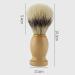 Harayaa Shaving Brush for Men | Professional Hairdressing Salon Brush | Rich Foam & Bar Cleaning | Perfect Gift for Fathers Friends & Husbands - Buy Online on GoSupps.com