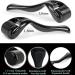 Zemolo 2Pcs 1mm&1.5mm Derma Roller for Men & Women - Micro-Needle Beard Roller for Hair, Skin, Face, and Body - 540 Needles Microneedling Roller in Black - Buy Online on GoSupps.com