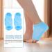 Lurrose 1set Heightening Socks Half Heel Height Increase moisturizing Heel Sleeves Heel moisturizing Sock Socks for Heels Silicone Half Shoe Lift Soft Gloves Polyester Cotton Men and Women Blue - Buy Online on GoSupps.com