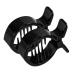 Beaupretty Hair Jaw Clips  Large Fish Hair Claw Clips Ponytail Holder for Women Ladies (2PCS) Black