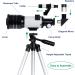 ESAKO Telescope for Kids & Astronomy Beginners  70mm Aperture Portable Telescopes with 3 Eyepieces  Height Adjustable Tripod & Phone Adapter Gift for Kids 30070 White - Buy Online on GoSupps.com