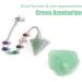 Green Aventurine Healing Crystal Pendulum - Chakra Pendant for Meditation and Divination - Buy Online on GoSupps.com
