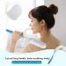 MagiDeal Vinyl Quote Me Long Anti-Slip Curve Handled Bath Body Brush - Easy Reach for Seniors - Blue - 1 Count - Buy Online on GoSupps.com