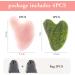 2 Piece Gua Sha Set - Rose Quartz Facial Massage Stones for Glowing Skin | Jade Gua Sha & Face Massager - Buy Online on GoSupps.com