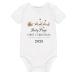 Baby's First Christmas Gifts Boy Girl - My 1st Babies Xmas Outfit - Personalised Baby Grows Newborn Vest Clothing Babys Gift Ideas For Boys and Girls 3-6 Months SHORT SLEEVE