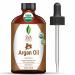 SVA ORGANICS Argan Oil Organic Cold Pressed 4 Oz USDA 100% Pure & Natural Authentic Premium Therapeutic Grade Carrier Oil for Shiny Hair  Beard  Face  Dry Skin Care  Body Moisturizer