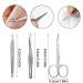 Ingrown Toenail Treatment Kit - 12pcs Pedicure Tools for Thick Nails, Stainless Steel Clippers for Professional Ingrown Toenail Care - Black - Buy Online on GoSupps.com