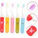 Mobestech 5-St Foldable Toothbrush | Extra Soft Mini Travel Toothbrush for Camping & On-the-Go Oral Care - Buy Online on GoSupps.com