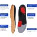 High Arch Support Insoles for Work Boots & Sneakers | Plantar Fasciitis Relief | Women 7-8/Men 6-7 - Buy Online on GoSupps.com