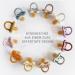 Hevea Natural Rubber Baby Pacifiers - Jaw-Friendly BPA-Free Soft & Durable 2-Pack (Warm Beige & Dusty Mint) | 3-36 Months - Buy Online on GoSupps.com