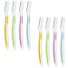 Leikedun 8PCS Eyebrow Razors Facial Hair Remover Face Shaver Trimmer Shaper Face Razor Dermaplaning Blades for Face Exfoliating Dermaplaning Tool for Women and Men 8PCS Face Razors