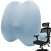 Back Rest for Car - Breathable Car Lumbar Support for Driving Seat - Soft Sponge Auto Seat Back Support for Driving Seat Summer Ergonomic Design Blue - Buy Online on GoSupps.com