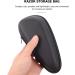 Fomiyes 3-Pack Razor Storage Bag Shock-Resistant Travel Case for Shavers EVA Hard Shell Black 19x9cm - Buy Online on GoSupps.com
