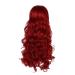 Wig Ladies Long Hair Red Wavy Women Cosplay Synthetic Brazilian Long Curly Hair 80s 60s 70s 50s