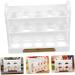 LABRIMP Egg Holder Egg Carton Tray Pallets Fridge Plastic Eggs Egg Organizer for Refrigerator Coriander Automatic Egg Dispenser As Shown3 25X20CM - Buy Online on GoSupps.com
