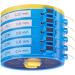 WAKU Stroft Line Leader Spool System with Cutter Rings - Set of 5 for Ultimate Fishing Precision | International Shipping Available - Buy Online on GoSupps.com