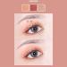 Palette de fards paupi res - 6 couleurs de forme paupi res uniques maquillage tanche mate et yeux miroits cosm tiques pour les yeux color s hautement pigment s pour femmes et filles regards su 03# - Buy Online on GoSupps.com