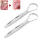 Ververt Touch Stainless Steel Tongue Scrapers - 2 Pack | Portable Reusable Oral Care Tool for Fresh Breath & Clean Tongue - Buy Online on GoSupps.com