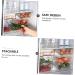 GLEAVI 1pc Box Suction Cup Storage Refrigerator Organizer re-usable White 23.5x17cm - Buy Online on GoSupps.com