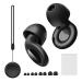 Ear Plugs for Sleeping Noise Cancelling 30dB Noise Reusable Silicone Earplugs with 8 Ear Tips for Hearing Protection Sleep Deep Focus Work Concert Travel Noise Sensitivity