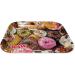 Raw Delicious Doughnuts Metal Rolling Tray - Large 14x11 | Premium Rolling Tray - Buy Online on GoSupps.com