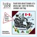 Baby Jack & Co 8x8 Learning Lovey Canada Tag Toy for Babies | Crinkle Toy | Soft & Safe | Learn Canada Facts | Ideal Baby Gift BPA Free - Buy Online on GoSupps.com