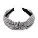 axy HR34s Vintage Look Headband Series 34s Hair Band -Beautiful Headband (Gray White Stripes)
