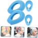 COOLHIYA 2 Pairs Hair dye Ear caps Heat Protection Hair Dyeing Supplies Ear caps for Hair dye Hair dye Ear Cover Hair Coloring Ear Cover Ear Muffs Silica Gel tab Accessories Men and Women Blue 7.5x5cm - Buy Online on GoSupps.com