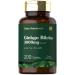 Carlyle Ginkgo Biloba | 200 Vegetarian Tablets | Extra Strength | Non-GMO Gluten Freen Formula | by Tahoe Nutritionals 200 Count (Pack of 1)