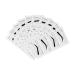 Frcolor 10pcs Eyebrow Stencils Adhesive Eye Brow Shaping Stickers Makeup Beauty Tools for DIY Grooming