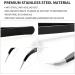 2pcs Stainless Steel Pointed Tweezers for Eyelash Extension and Nail Art - Precision Curved and Straight Tweezers for Rhinestone and Gem Pickup - Buy Online on GoSupps.com