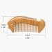 BbteK Combing Brush for Men and Women Hair Comb Shunfa Massage Comb Comfortable Wooden Comb Pocket Comb Anti-Static Best Gift for Men and Women at Home Barber Comb Comb for Curly Hair Comb - Buy Online on GoSupps.com