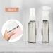 TSA Approved Leak Proof Travel Bottles Set - Pack of 4 Pink Containers with Labels for Toiletries - Airplane Accessories Kit for Liquids - Buy Online on GoSupps.com