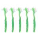 Denture Brush Set Professional Travel Portable for Elderly Denture Cleaning False Teeth (Green)