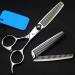 Professional 440c 6 Double-Sided Teeth Hair Scissors Curved Salon Barber Thinning Shears Hairdressing Scissors - Buy Online on GoSupps.com