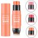 Creamy Blush Stick Buildable & Blendable Finish Luxurious Adds Shimmer Easy To Use On The Go Easy To Use Blends Effortlessly Cream Blush Makeup for All Skin Tones (C) - Buy Online on GoSupps.com