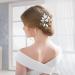 Kiiwah 4-Piece Wedding Hair Accessories - Pearl Flower Hairpins & Strass Bridal Jewelry for Brides and Communion Girls (Silver) - Buy Online on GoSupps.com