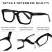 3 Pack Oversized Square Reading Glasses for Women - Blue Light Blocking +1.5 Diopter Spring Hinge Computer Readers - Stylish & High-End - Buy Online on GoSupps.com