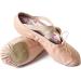 Buy S.Lemon Pink Leather Ballet Shoes for Girls & Women - Shared Sole Microfiber Dance Shoes (EU 28) | International Shipping Available - Buy Online on GoSupps.com