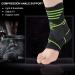 Supportive Adjustable Ankle Brace - Breathable Compression Sleeve for Sports Basketball & Boxing - Ideal for Sprains - Buy Online on GoSupps.com