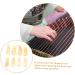 8pcs Guzheng nails thumb picks guitar picks for kids acoustic guitar plectrums Guzheng Accessories guzheng ox horn pick thin guitar picks child protective cover horns portable 2.5X1.2X0.1CM Light Yellow 03 - Buy Online on GoSupps.com
