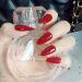 Bomine Press on Nails Long Red Fake Nails Stiletto Acrylic False Nails Tips Full Cover Nail Glossy Manicure Party for Women and Girls 24Pcs (Red) Green Red