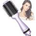 Hair Dryer Brush,Hot Air Brush, Blow Dryer bruch,One Step Hair Dryer and Volumizer with Salon Negative Ionic for Straightening, Professional Brush Hair Dryers for Men and Women (Purple)