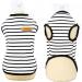 Voarge Summer Dog T-Shirt - Soft Cotton Striped Puppy Tank Top for Small & Medium Dogs - Blue Size L - Buy Online on GoSupps.com