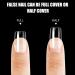 500PC Short Square Nail Tips Set - Full Cover Clear Acrylic Fingernails for Gel Nails - 12 Sizes for Nail Studios & DIY Nail Art - International Shipping Available - Buy Online on GoSupps.com