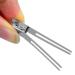 50pcs Wobe 1.8 Double Prong Curl Clips - Metal Alligator Hairpins for Styling - Hair Salon Barber Supplies (Silver) - Buy Online on GoSupps.com
