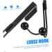 GLEAVI 2pcs Coat for Outdoor Home Hook Multi-Functional Double Punch- Door Hanging 14x9cm Black - Buy Online on GoSupps.com